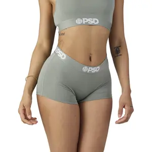 PSD Womens Sage Green Boy Short Underwear - Premium Modal Fabric Bottom Breathable