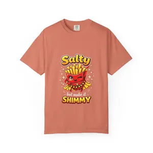 Salty Shimmy Fries T-shirt | Cute Dancing French Fry Character Tee