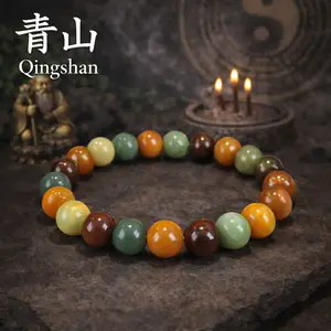 Qingshan Taoist Fortune Bracelet – Multicolor Energy Stones for Balance & Luck | Qingshan