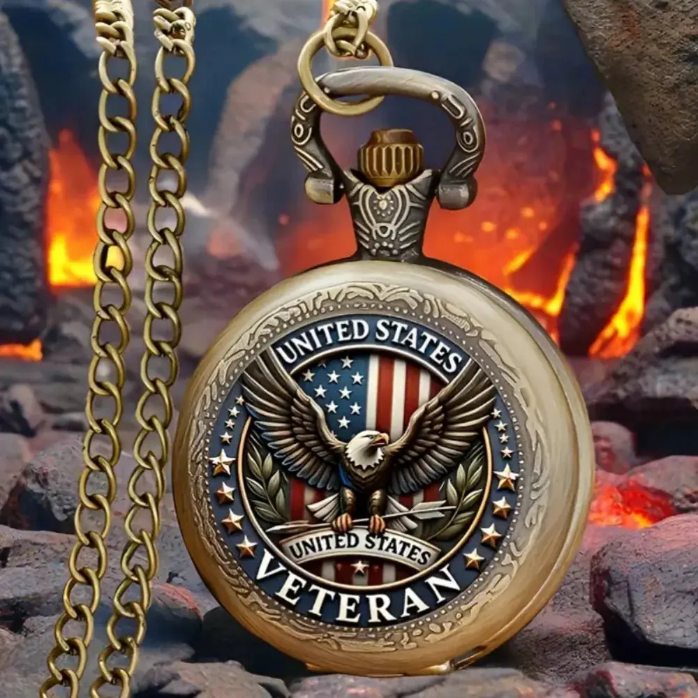 United States Veteran Pocket Watch