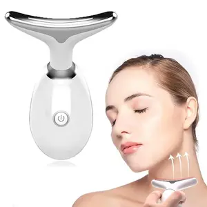 Summer Multifunctional Beauty Massager for Face and Neck, Neck Massager, Skin Lifting Heating Facial Beauty Massager, Travel Essentials Skincare Tools, Face Lifting Device