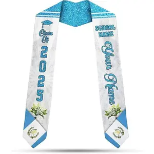 Personalized Guatemalan Graduation Sash 2025,Custom Guatemala Flag Stole,Guatemala Graduation Stole Class of 2025 - Style 7