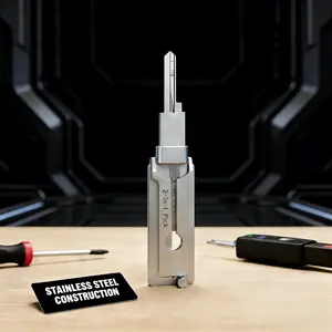 Ergonomic Heavy Duty Magnetic Portable Civilian Gadget Micro Screwdriver Bit Socket Quick Release Key Decoder Precision Driver Premium Maintenance Allen DIY Gasket Hook [SS001] Stainless Steel Kit for Home Improvement.