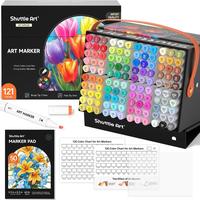 121 Regular Colors+Marker Pad