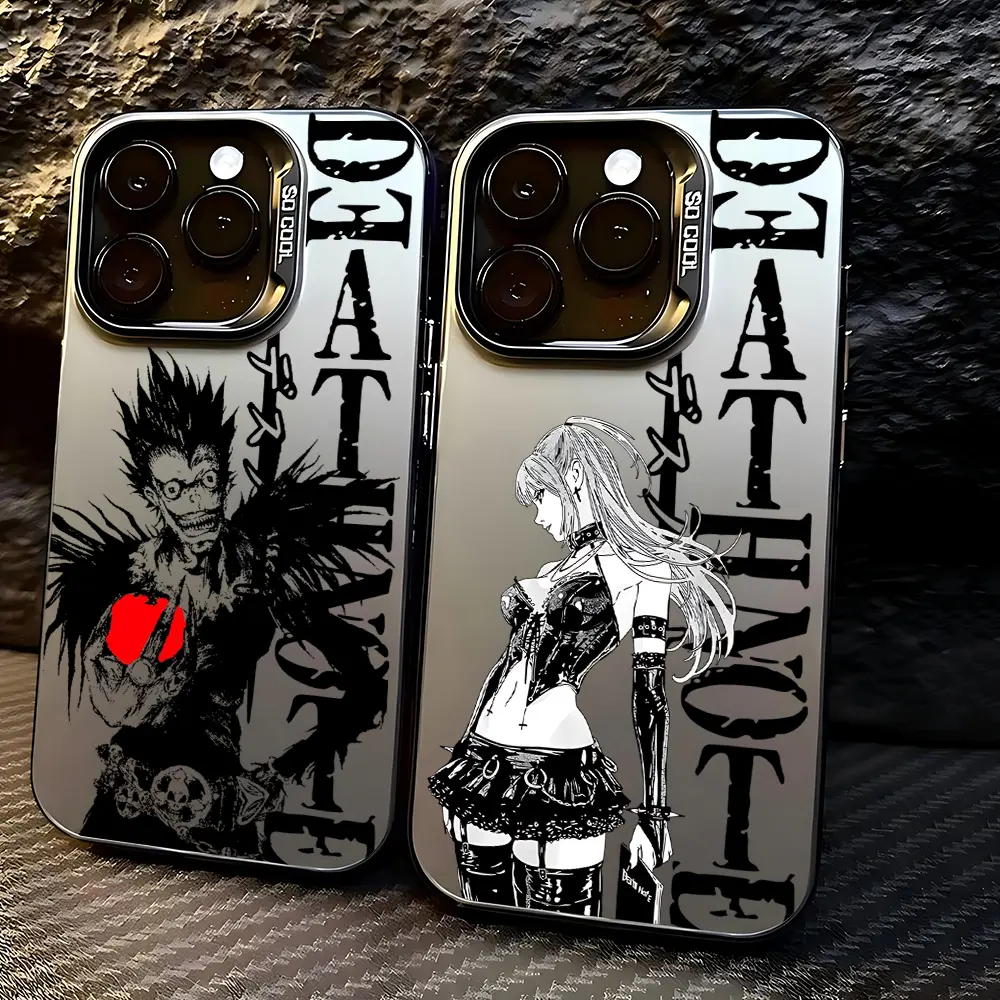 Anime Death Note Phone Case iPhone 17 Air 16 15 14 13 12 11 Pro Max ...