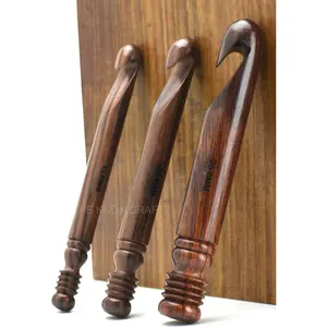 3 PCS Large Crochet Hook Set, Ergonomic Crochet Hooks with Soft Grip Handles, Huge Crochet Needles for Crocheting Thick Blanket and Extra Bulky Yarn Projects (15,20,25MM)