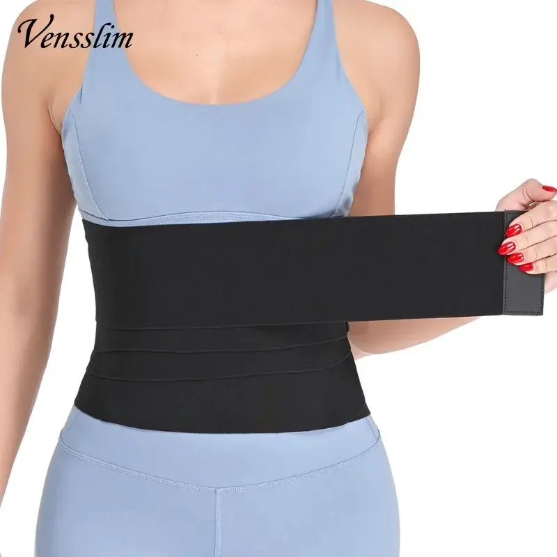 New styleWomen Slimming Body Shaper Sheath Waist Trainer Tummy Control Wrap Postpartum Recovery Shapewear Trimmer Belt Stretch Bands 3-6M