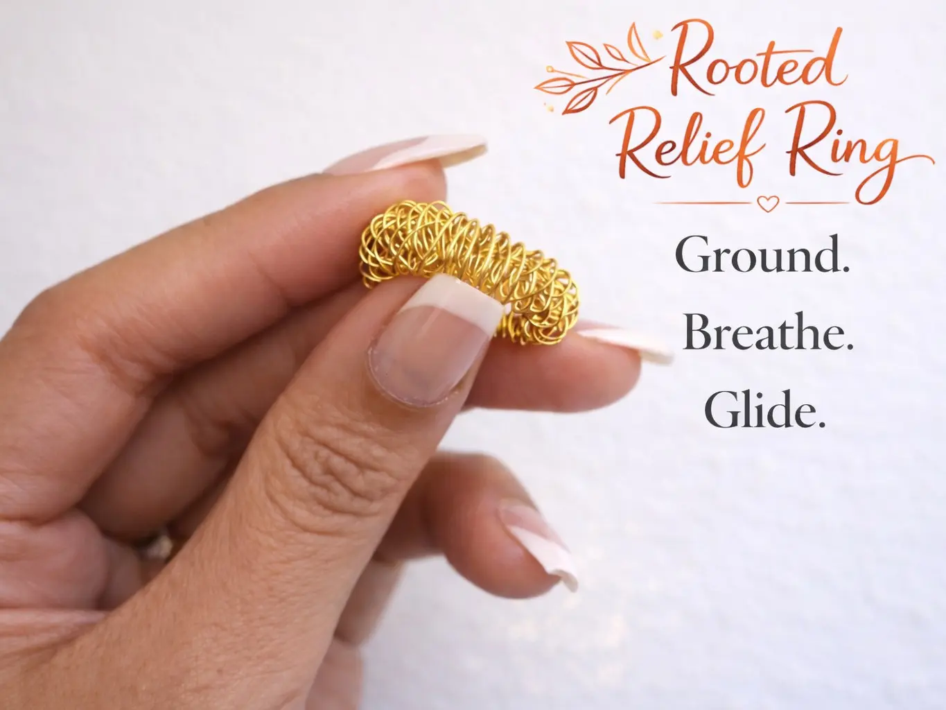 Rooted Relief Ring, Sensory & Grounding Tool for Anxiety Management