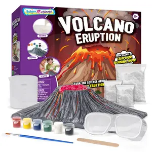 Volcano Slime Slime Making Kits Children Science Experiment Toy Foam Glue Slime Diy Handmade Slime Science Experiment