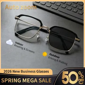 XYJ-B-Auto-Adjusting HD Reading Glasses-Anti-Blue Light, UV Protection | Perfect for Work, Travel & Everyday Comfort