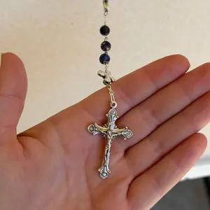 Silver Cross Rosary