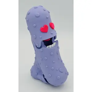 Lovey-Dovey Pickle - 7" Desk Buddy with Stand - Tickles, The Articulated Pickle