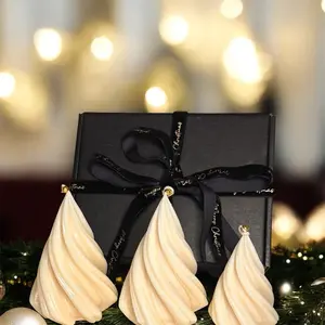 Christmas Candle Gift Set-  Christmas Tree Scented Candle, Creative Christmas Atmosphere Decoration, Event Gift, Handmade Stall Fragrance, Christmas Candle holiday  candle, soy blend candle, Christmas gift, secret Santa gift