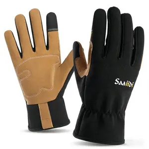 Unisex Non-Slip Work Gloves Touchscreen Durable Protective for Gym Fitness Hiking Cycling Camping Gardening Yard Work Outdoor Sports