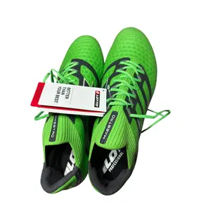Men's Lotto Maestro 100 IV FG Firm Ground Soccer Cleats - Size 8, New Vibrant Green-Blue Color, Style 214590-9GG