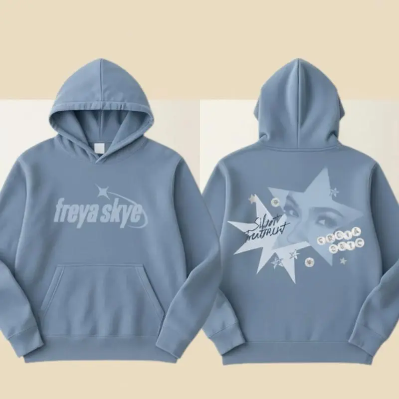 Adult & Youth Freya Skye Silent Treatment Merch 2-Sided Hoodie, Freya Skye Concert Music Tee, Gift For Fan