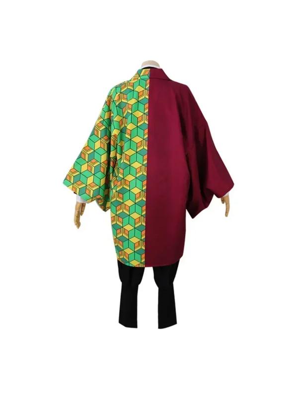 Demon Slayer Cosplay Costume, Fuyukage Isshiki Kimono Set, Anime Party, High-Quality Fabric, Perfect Gift Idea Demon Slayer Cosplay Costume, Fuyukage Isshiki Kimono Set, Anime Party, High-Quality Fabric, Perfect Gift Idea