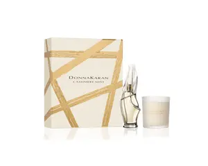 Donna Karan Cashmere Mist Perfume EDP and Candle Gift Set - Eau de Parfum Spray 1.7 Fl. Oz/50ml & Cashmere Mist Candle 5.5 Oz/155g