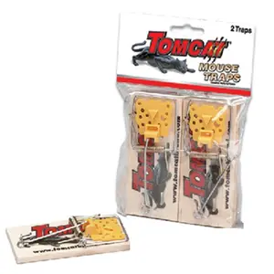 Tomcat 33507 Wooden Mouse Trap- Pack - 2