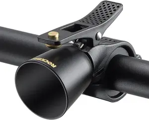 ROCKBROS Classic Bicycle Bell for Adults Loud Sound Fit 0.87-1.25in/22.2-31.8mm Handlebars Mountain Bike Accessories