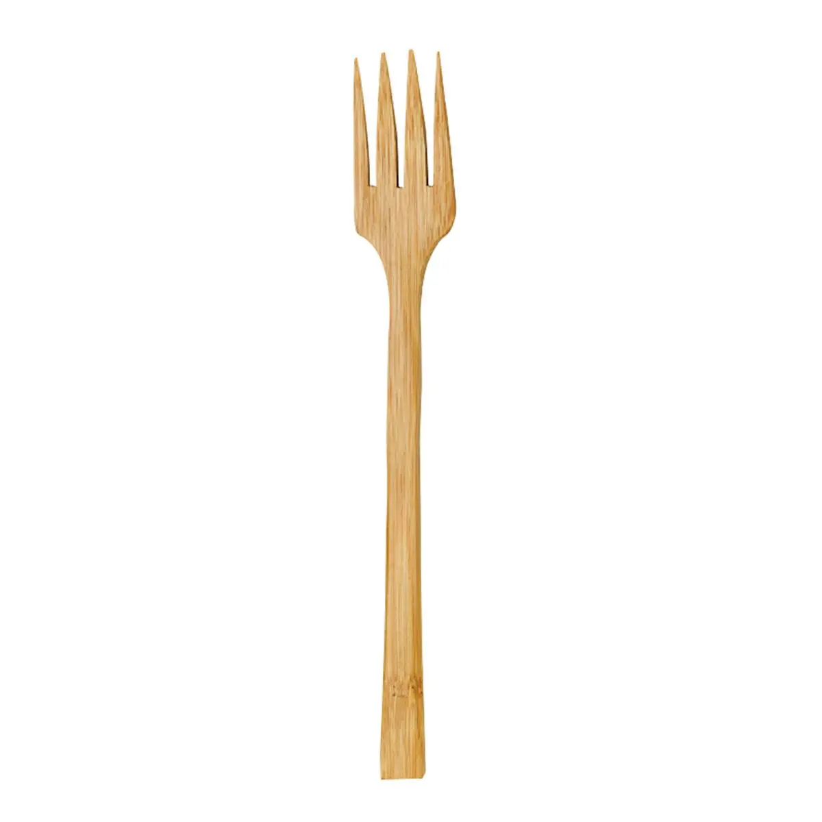 212 MAIN 6.3 in. Natural Bamboo Wood Forks - 250-Piece Large Pack, Durable Biodegradable Cutlery, Rustic Look Elegant Tableware for Home Festive Supplies, Cold & Hot Foods Use