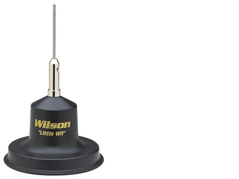 Wilson Little Wil Heavy-Duty Magnet Mount CB Radio Antenna Kit with Steel Coil & Accessories (Boxed, Car Antenna Compatible)