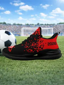 COOLCUSTOMIZE Men's SUI 2026 Soccer Pixel Art  Sports Shoes, Stylish Breathable Running Sneakers, Casual  Footwear