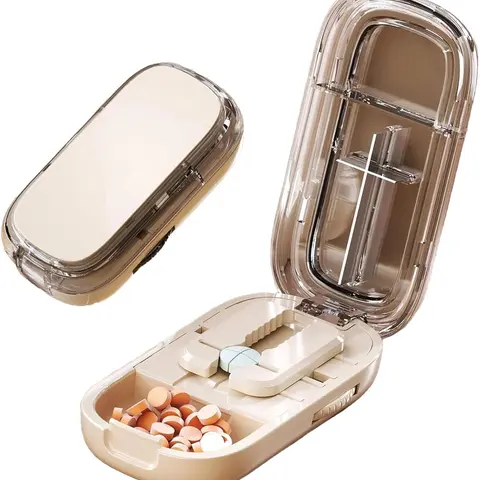 Adjustable Pill Cutter and Splitter for Multiple Pills, Designed for Small and Tiny Tablets with Precise Alignment Functionality