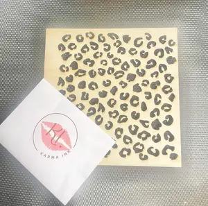 11x11 Wooden Leopard Print Stencil for T-Shirt Bleaching (Beginner Bleachers)