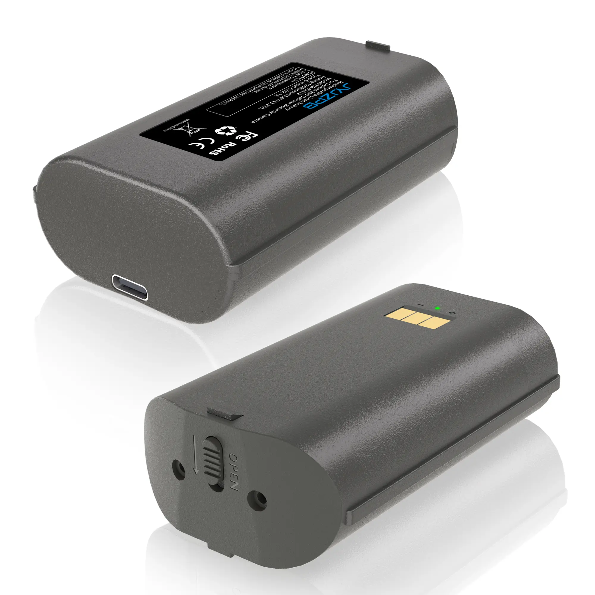 JYJZPB 2 Pack 3.6V 12000mAh Batteries Compatible for Defend 360 Cellular Security Camera