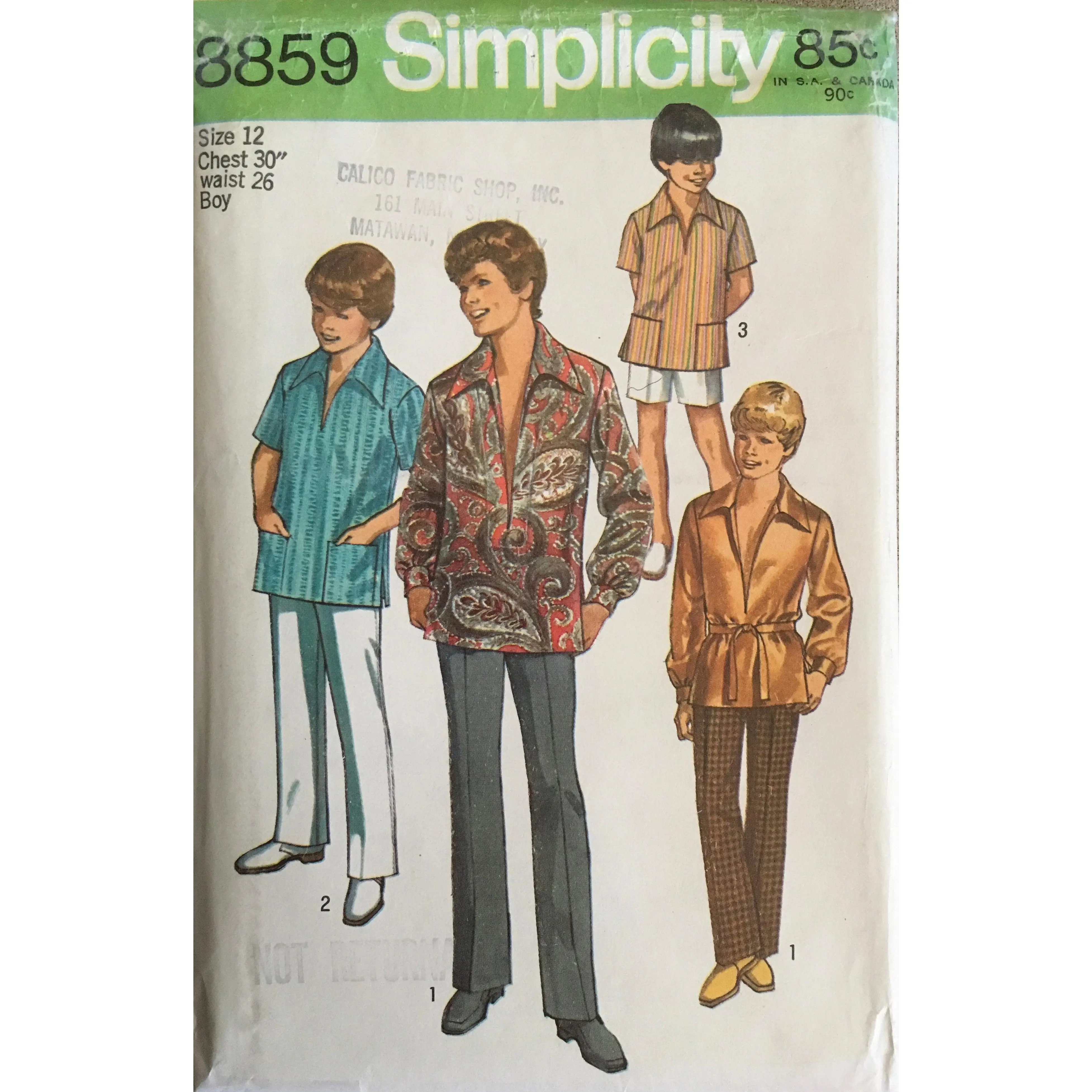 Simplicity 8859 Sewing Pattern (Vintage) UNCUT