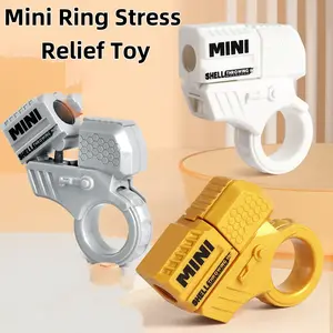 New Decompression Fidget Toy for Adults & Boys, ASMR 3D-Print Stress Relief Toy Press Push Rotation Simulation Toy Gun, Pressure Retreat Gift New Year Lover Halloween Christmas GiftHalloween Christmas Gift 50% fidget toy gadget novelty toy pocket  fidget