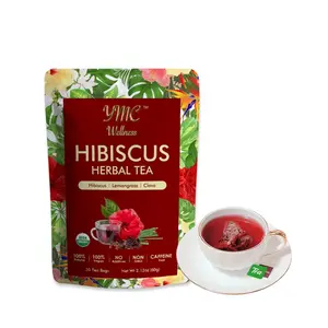 Organic Hibiscus Herbal Tea, Sugar Free Beverage Drinks Natural health tea