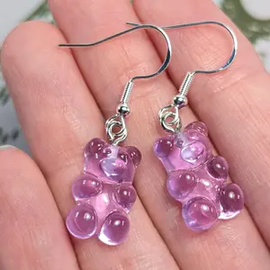 Gummy Bear Earrings - Rainbow Jewelry - Playful Accessories