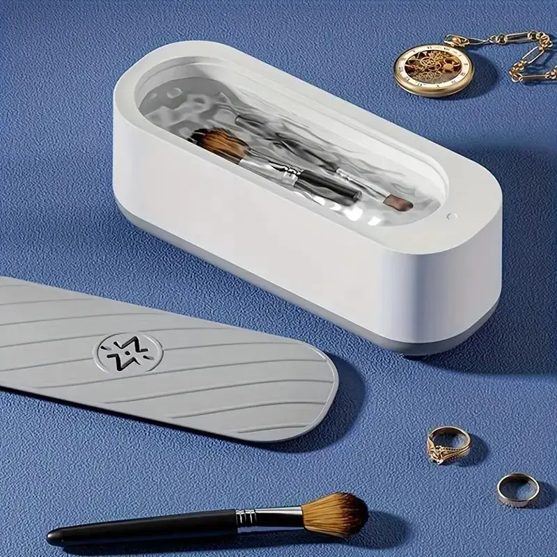 Batteries Required Glasses Cleaning Machine, Jewelry Watch Ultrasonic Cleaner, Multi-functional Portable Cleaning Tool (Without Battery)