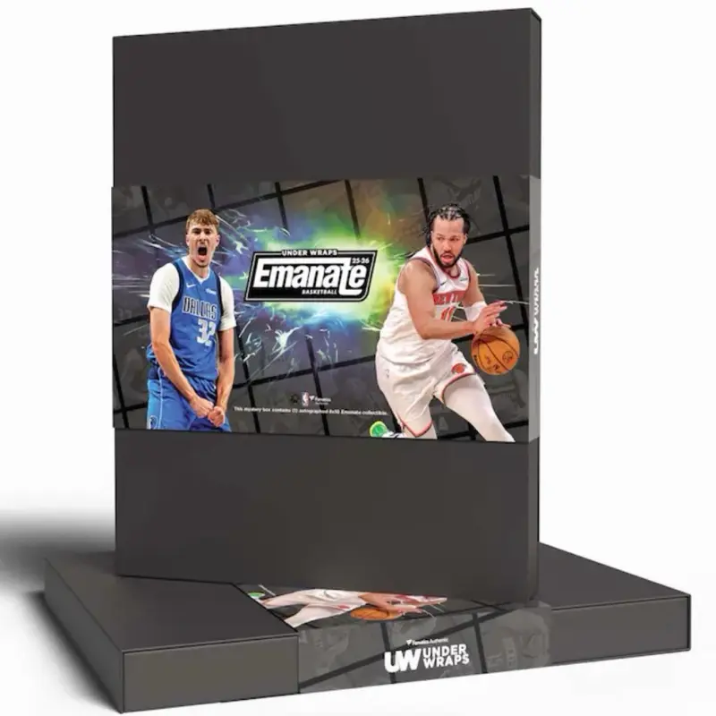 2025-26 Under Wraps Emanate NBA Autographed Collectible Photo Box - 8”x10” Collectibles Trading Card
