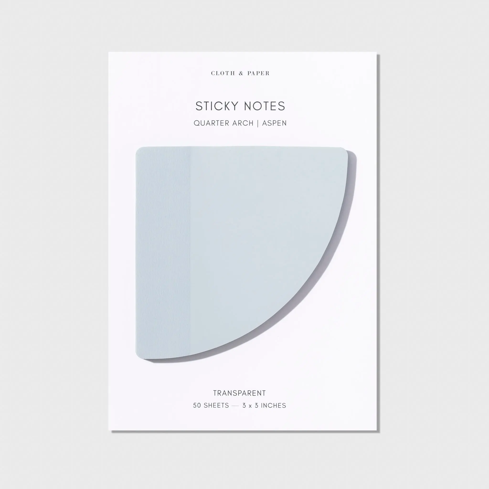 Quarter Arch Sticky Notes | Aspen