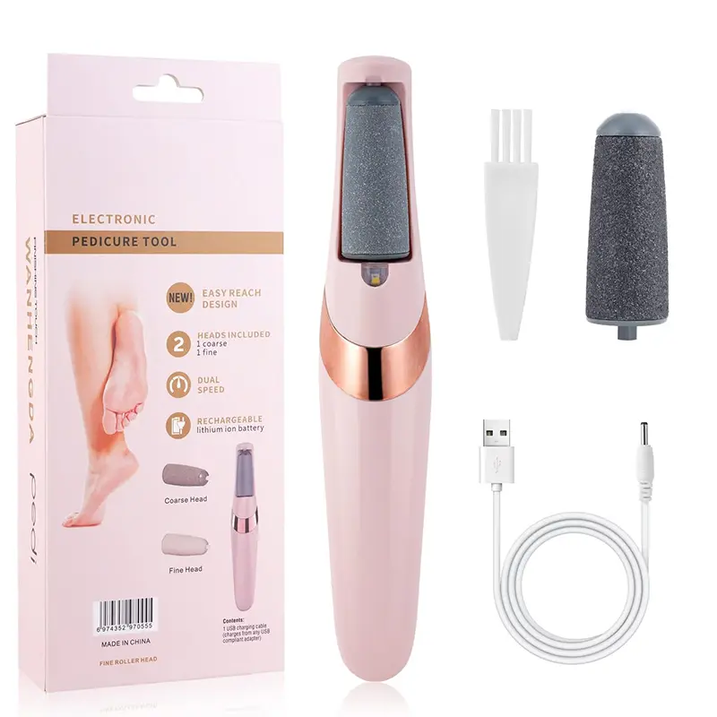 Rechargeable Electric Foot Dead Skin Remover,Cordless Pedicure Machine, Foot Grinder, Portable Foot File Cleaning Tool for Home and Travel, Winter Gift, Valentine's Day Gift, Electric Foot File, Foot Dead Skin Remover