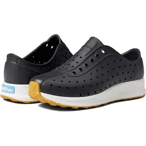 Native Robbie Child Sneaker - Jiffy Black/Shell White/Mash Speckle Rubber 2 15110600-1034