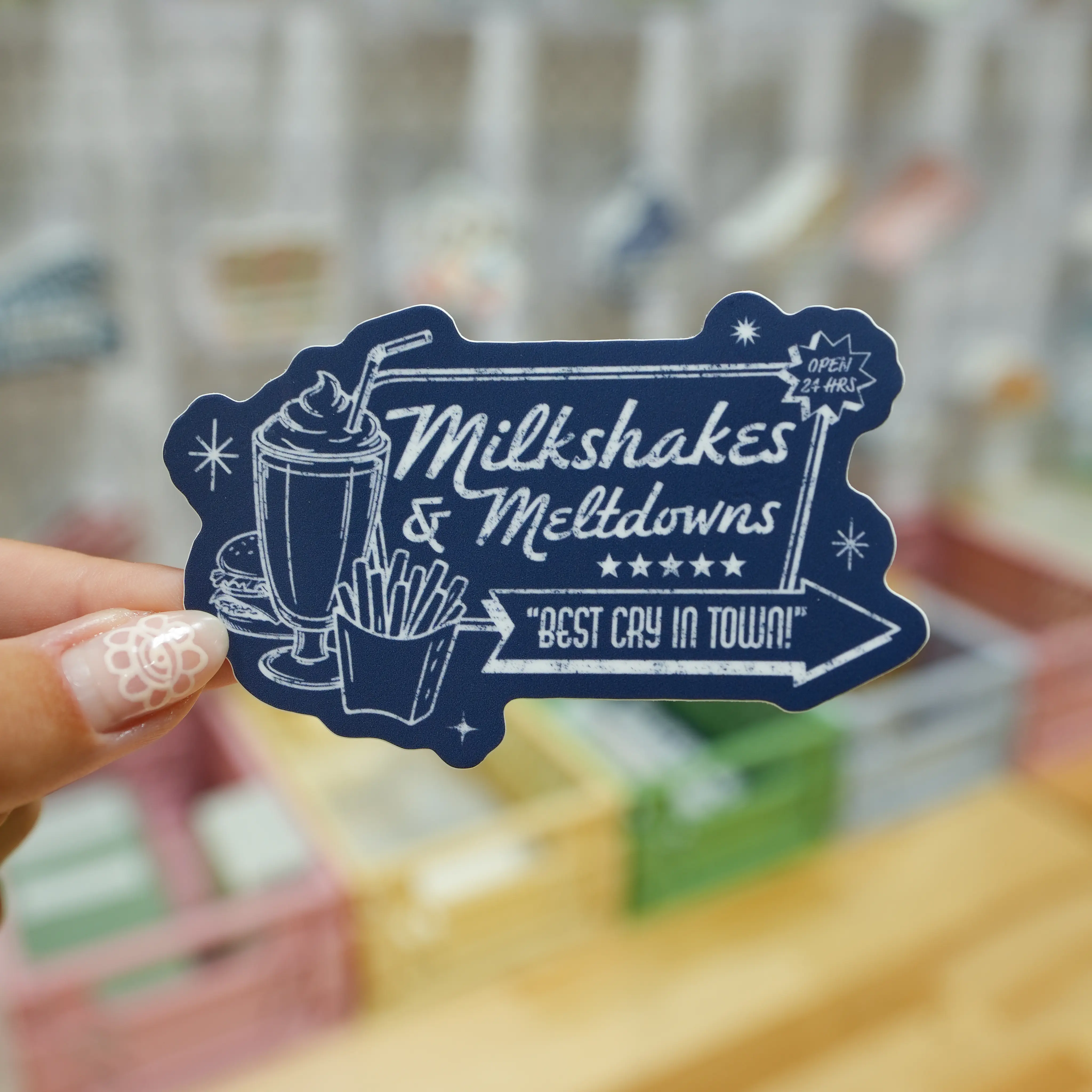 Milkshakes & Meltdowns Sticker