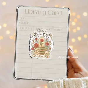 Princess Book Reading Belle Book Club Kindle Grip Magnetic Holder Magsafe Phone Kindle Accessory