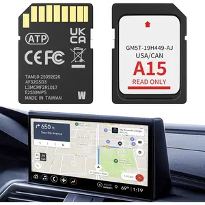 2025 Latest A15 Navigation SD Card Map Accessory for Ford Lincoln, F-150 Explorer Fusion Expedition Escape Edge MKC MKZ MKX Sync 2 Navigation SD Card Accessories Update USA/Canada Maps, GM5T-19H449-AJ