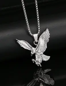 Retro Eagle Pendant Necklace – Unisex Sweater Chain