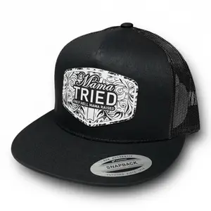 Mama Tried Teal Trucker Hat Snapback Hat Beanie Hat Leather Patch Hat