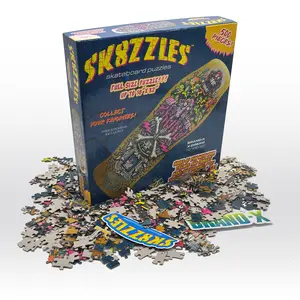 Brand-X X-Dream Sk8zzle Skateboard Puzzle - 12"x34" Full-Sized Puzzle