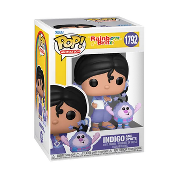 Funko Pop Vinyl Figure Rainbow Brite Indigo With Sprite