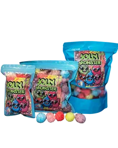 Freeze Dried Jolly Monster Candy Snack Sweet Crunchy Bonbon Bite