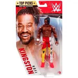 WWE Wrestling Basic Top Picks Kofi Kingston Figure