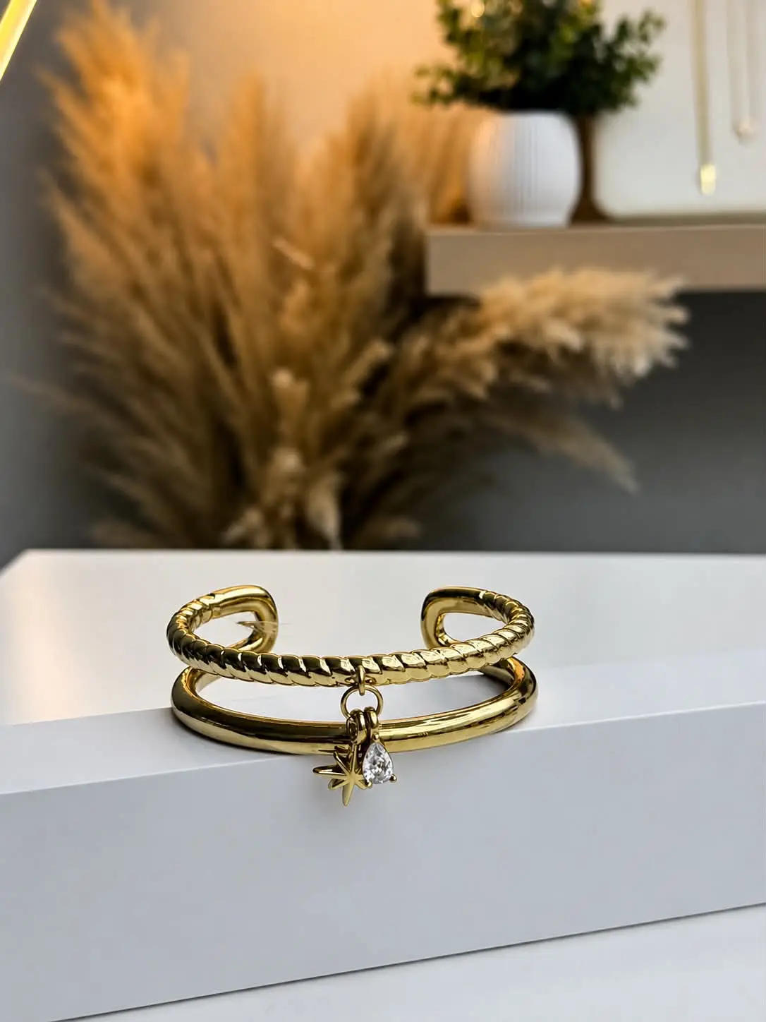 Faith Entwined Bangle