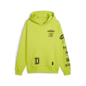 PUMA Mens X Dexters Lab Hoodie Casual Outerwear Casual Fleece - Green